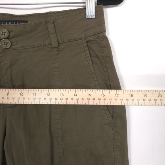 Sanctuary Size 26 Rebel Standard Rise Pants Hiker Green Women's Utility Military - Picture 10 of 16